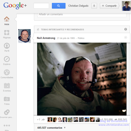 GooglePlus_de_Neil_Armstrong_hombre_en_la_Luna_Neil_Armstrong_redes_sociales_blog_de_christiandve_