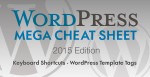 WordPress Mega Cheat Sheet infografía